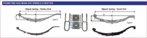 KIT 2EA 4000# 26.50 7LF SPRG